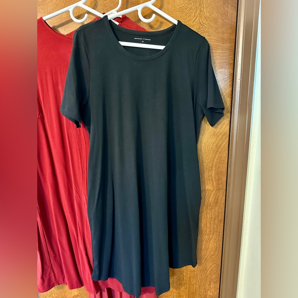 Universal Standard NWOT XS black Hallie dress